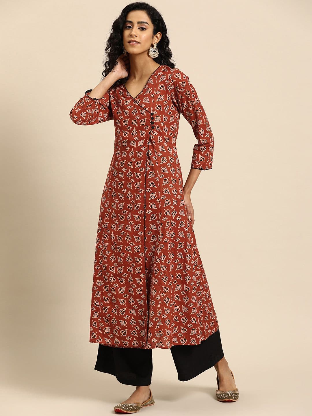 anayna Women Ethnic Motifs Printed Kurta - view 1