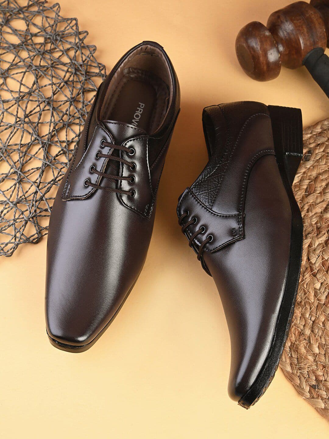 Provogue Men Textured Formal Derbys - view 1
