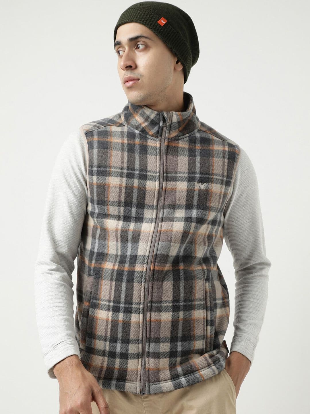 Wildcraft Checked Anti Odour Lightweight Tailored Jacket Fleece Jacket - view 1