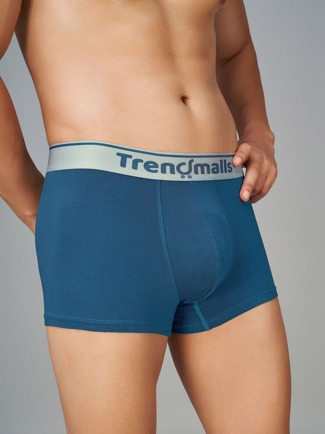 Trendmalls Men Lightweight Mid Rise Trunk TM-MU02-Air Force-S - view 1