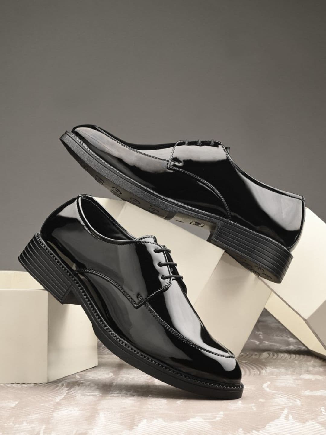 INVICTUS Men Lace Up Formal Derbys - view 1