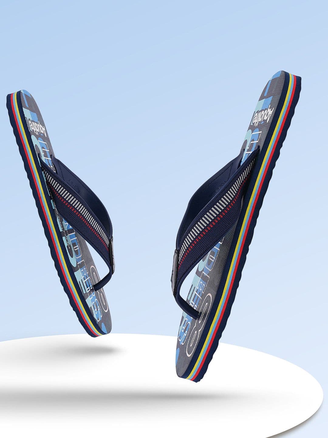 Aqualite Men Printed Thong Flip-Flops - view 1