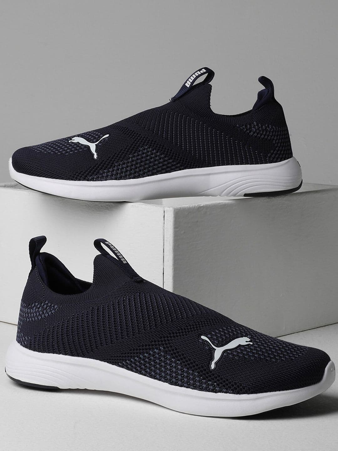 Puma Men Softride Gush Slip-On Running Shoes - view 1