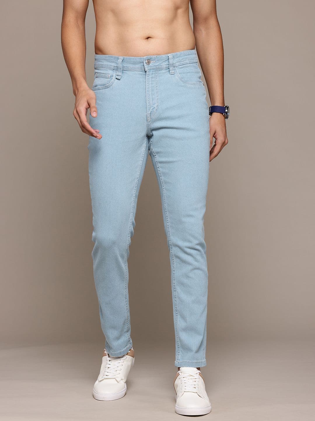 The Roadster Lifestyle Co. Men Stretchable Tapered Fit Jeans - view 1