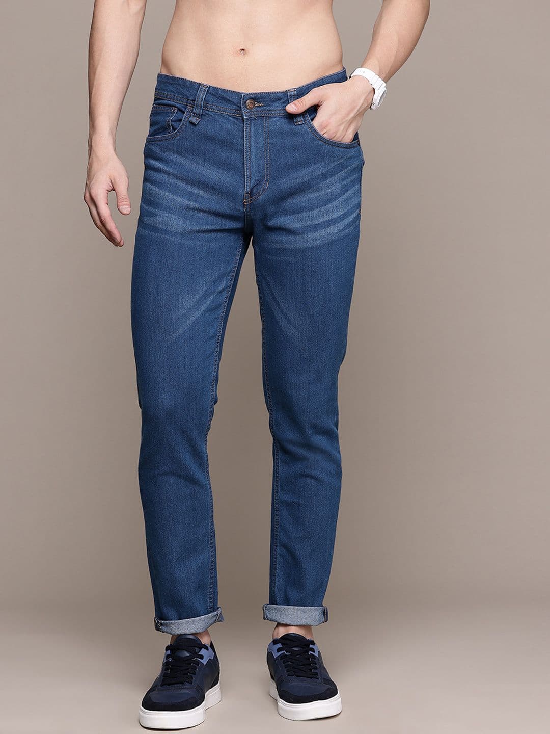 The Roadster Lifestyle Co. Men Tapered Fit Jeans - view 1