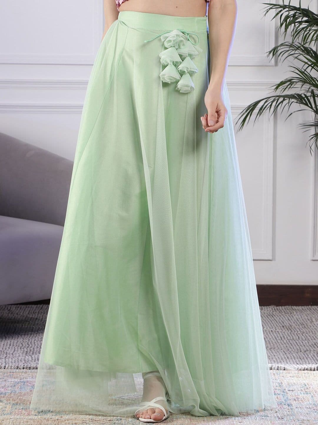 NEUDIS Flared Maxi Lehenga Skirt - view 1