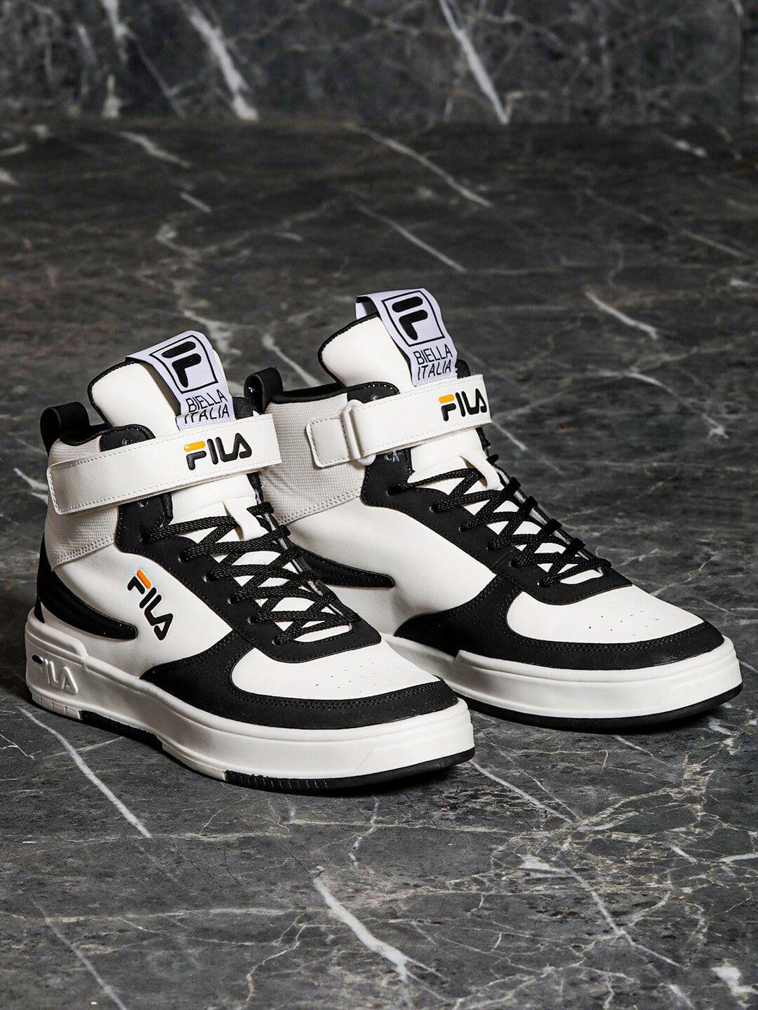 FILA Men AZARO Lifestyle Walking Velcro Detail Mid-Top Shoes - view 1