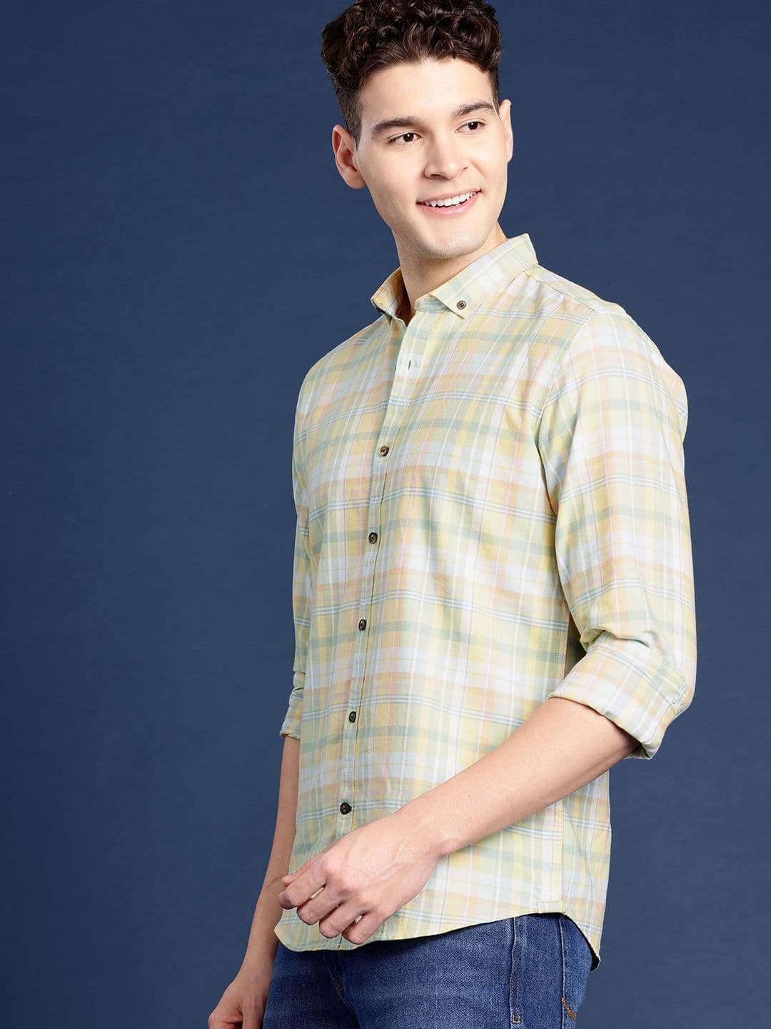 Mast & Harbour Men Standard Checked Casual Shirt - view 1