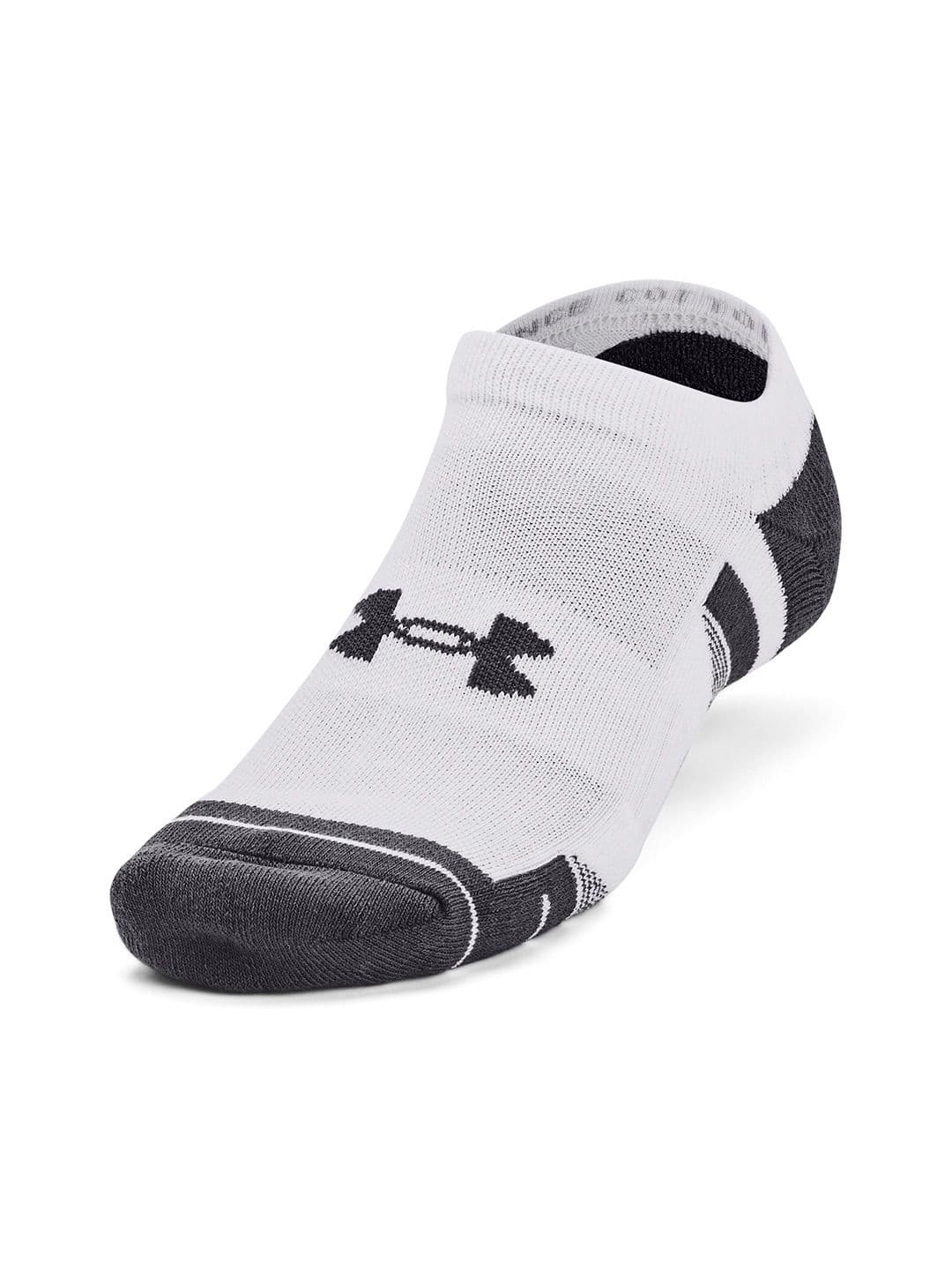 UNDER ARMOUR Unisex Pack of 3 UA Performance Cotton No show Socks - view 1