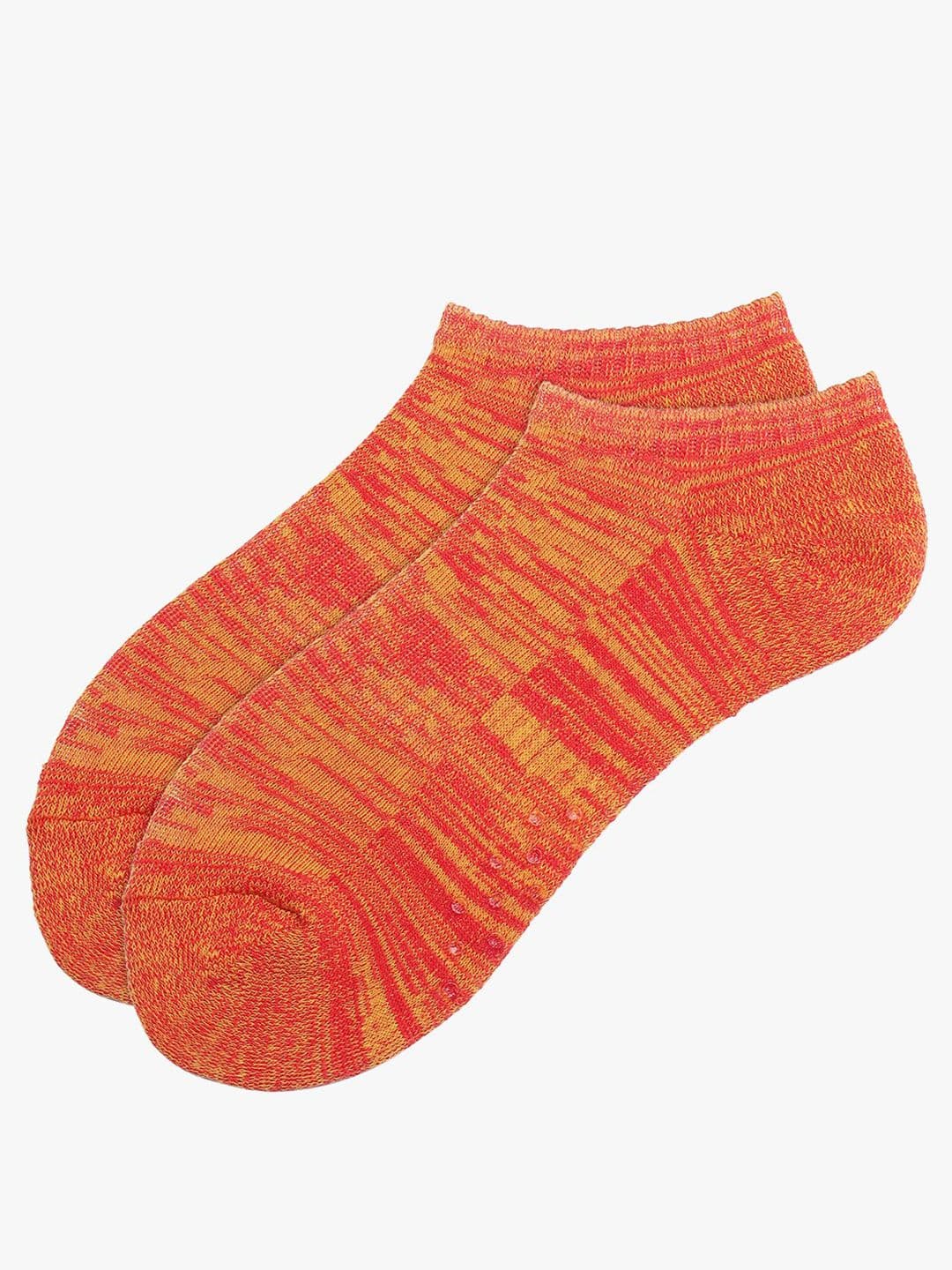 Soxytoes Unisex Solid Cotton Soft Padded Gripper Shoe Liner Socks - view 1