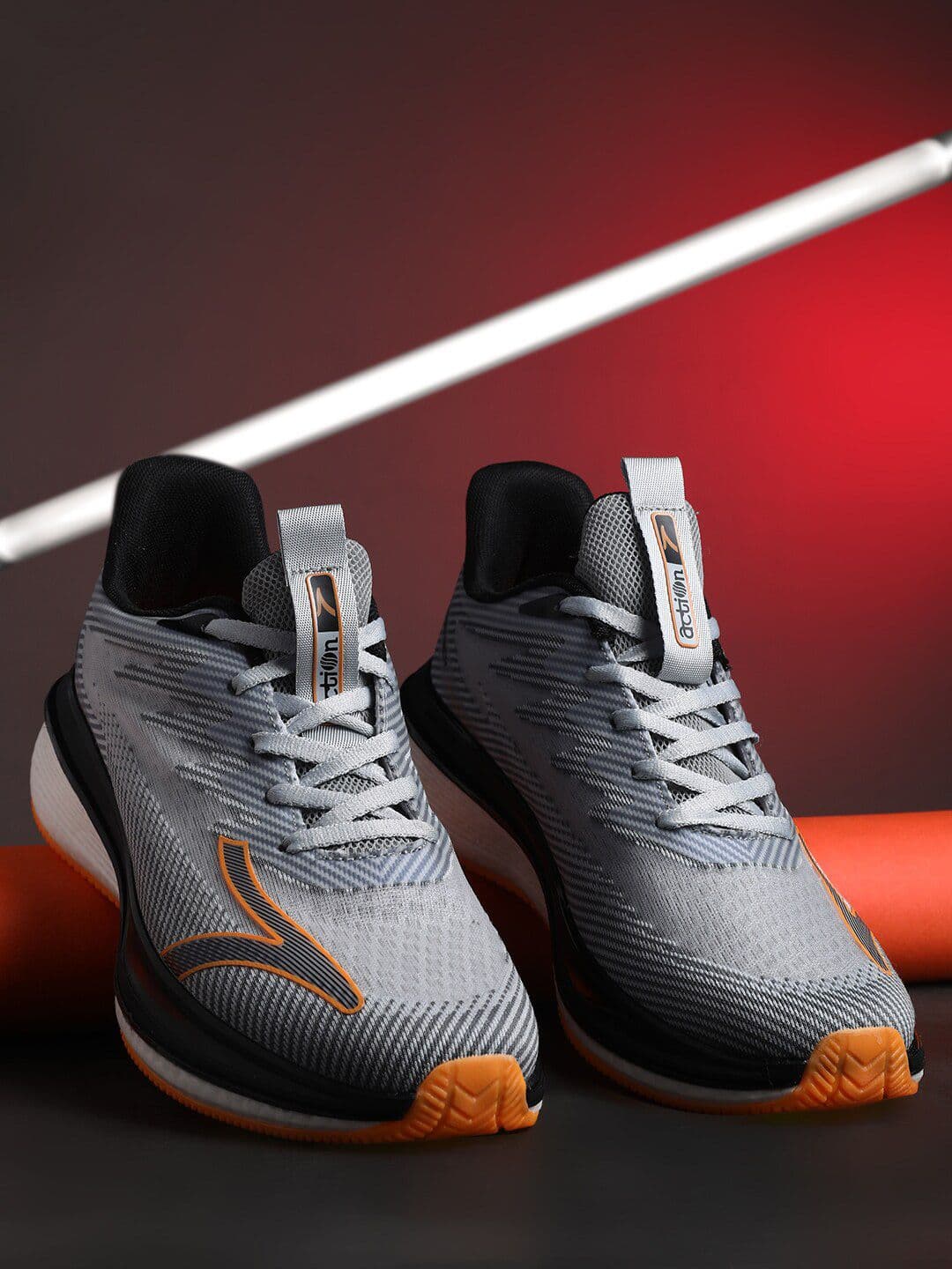 Action Men Lace Up Mesh Running Shoes - view 1