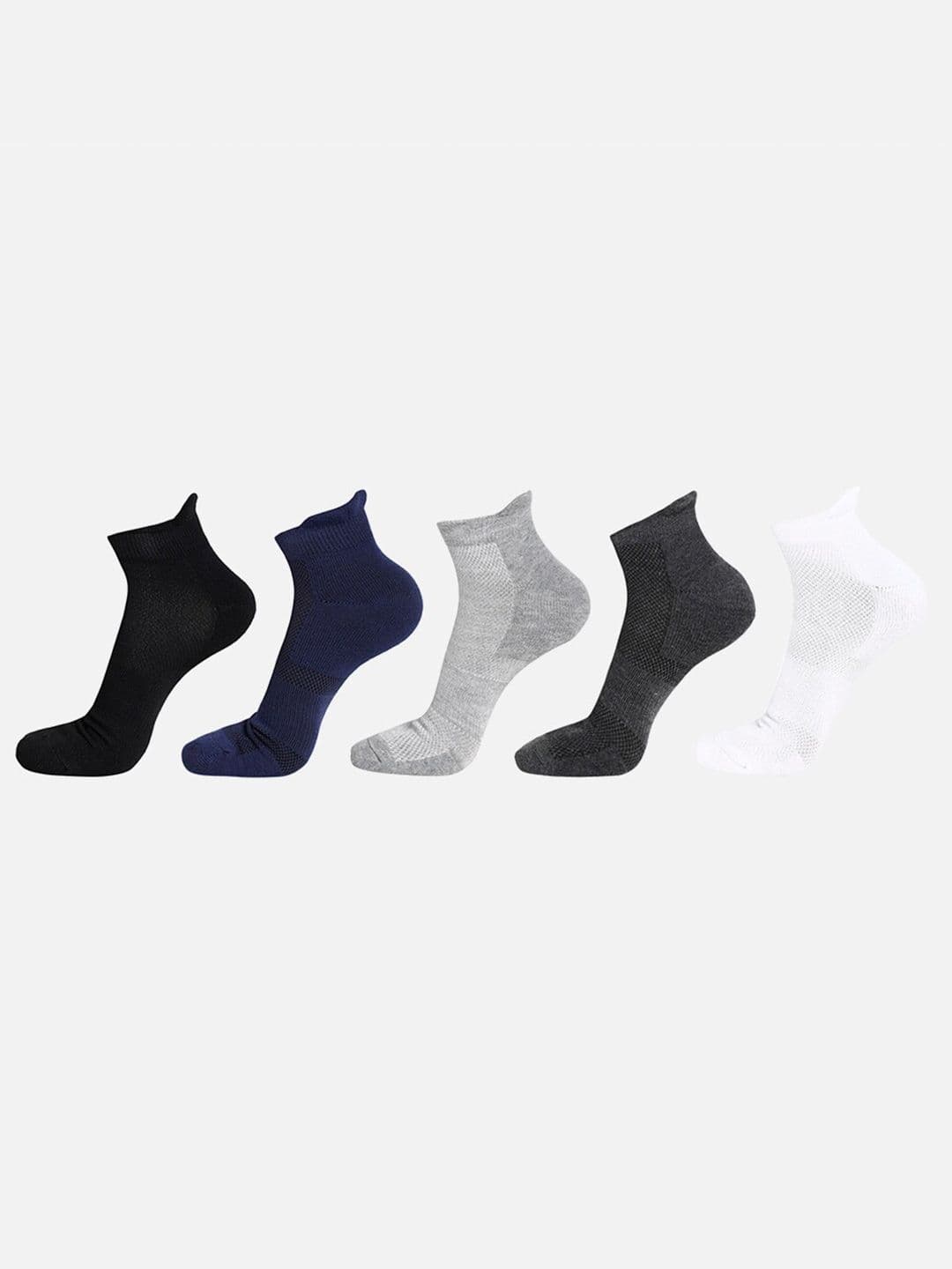 BAESD Unisex Pack Of 5 Patterned Ankle-Length Socks - view 1