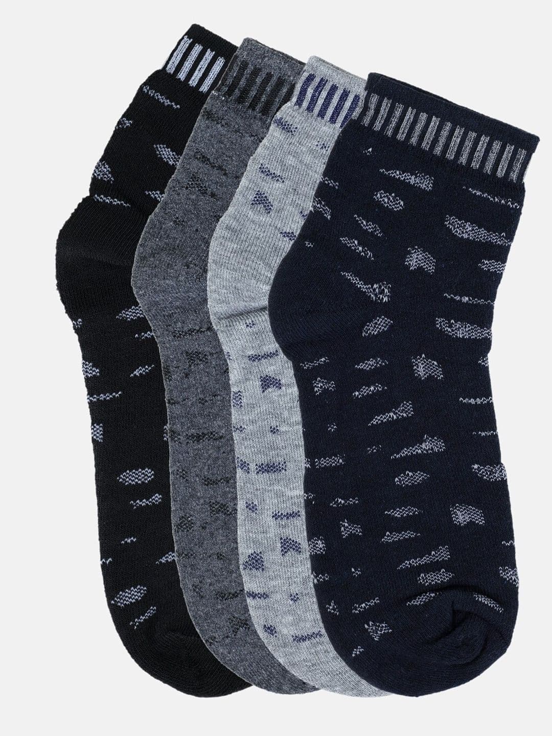 BAESD Unisex Pack of 4 Patterned Above Ankle-Length Socks - view 1
