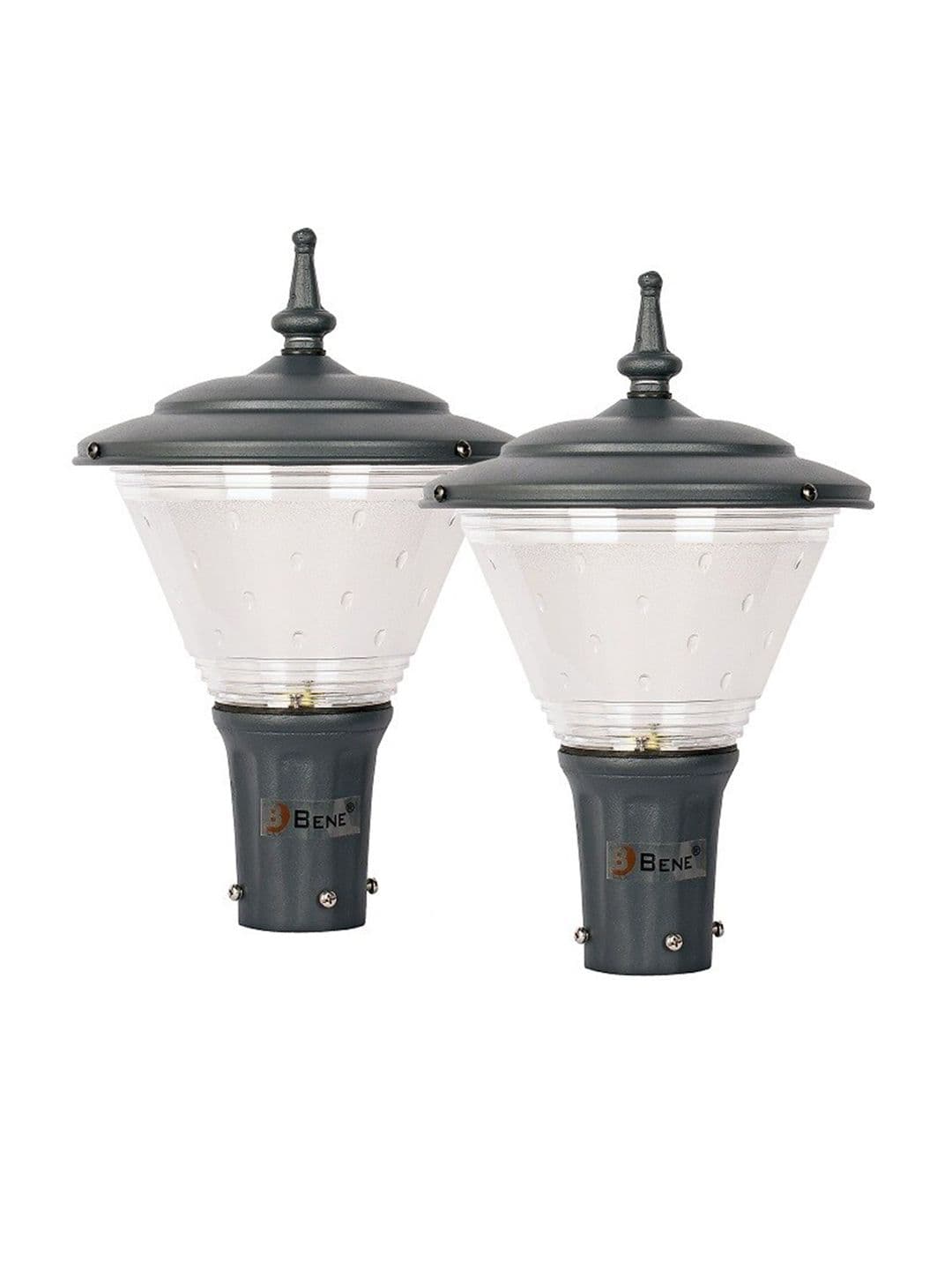BENE Bonic Grey & White 2 Pieces Self Assembly Outdoor Lamps - view 1