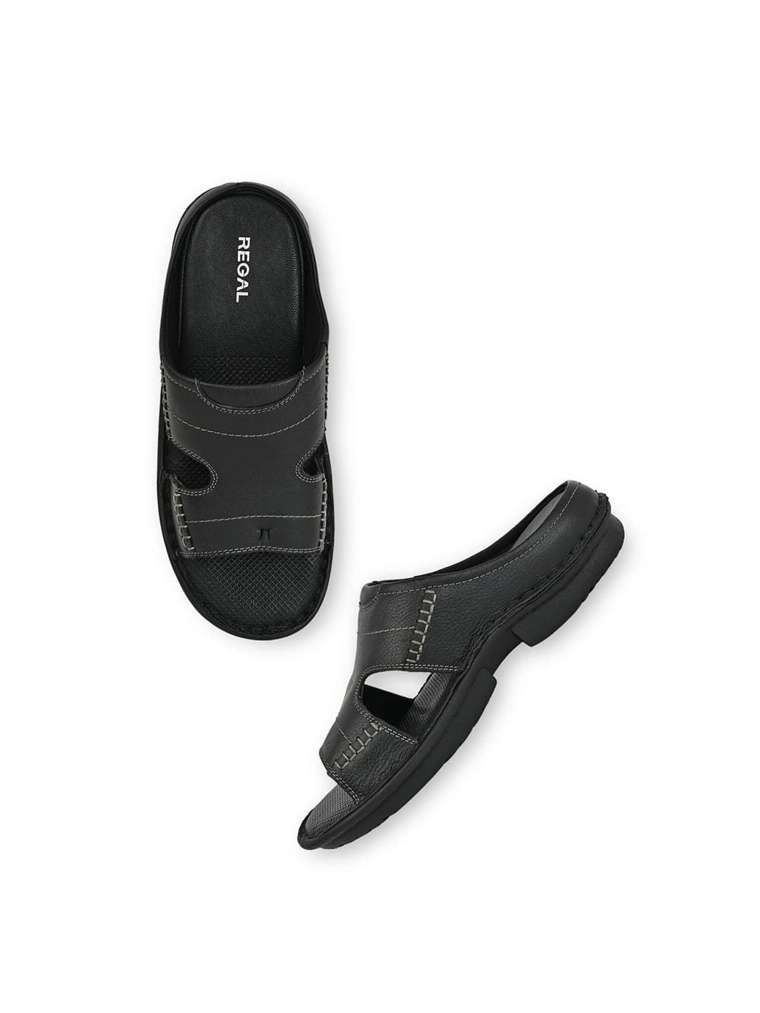 Regal Men Leather Comfort Sandals - view 1