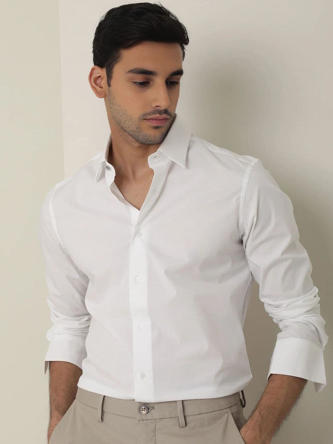 MISCHIEF MONKEY Classic Tailored Fit Cotton Casual Shirt - view 1