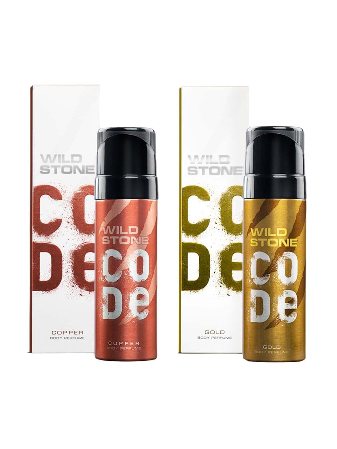 Wild stone Men Set of Gold & Copper Long Lasting Body Deodorant Perfume - 150 ml each - view 1