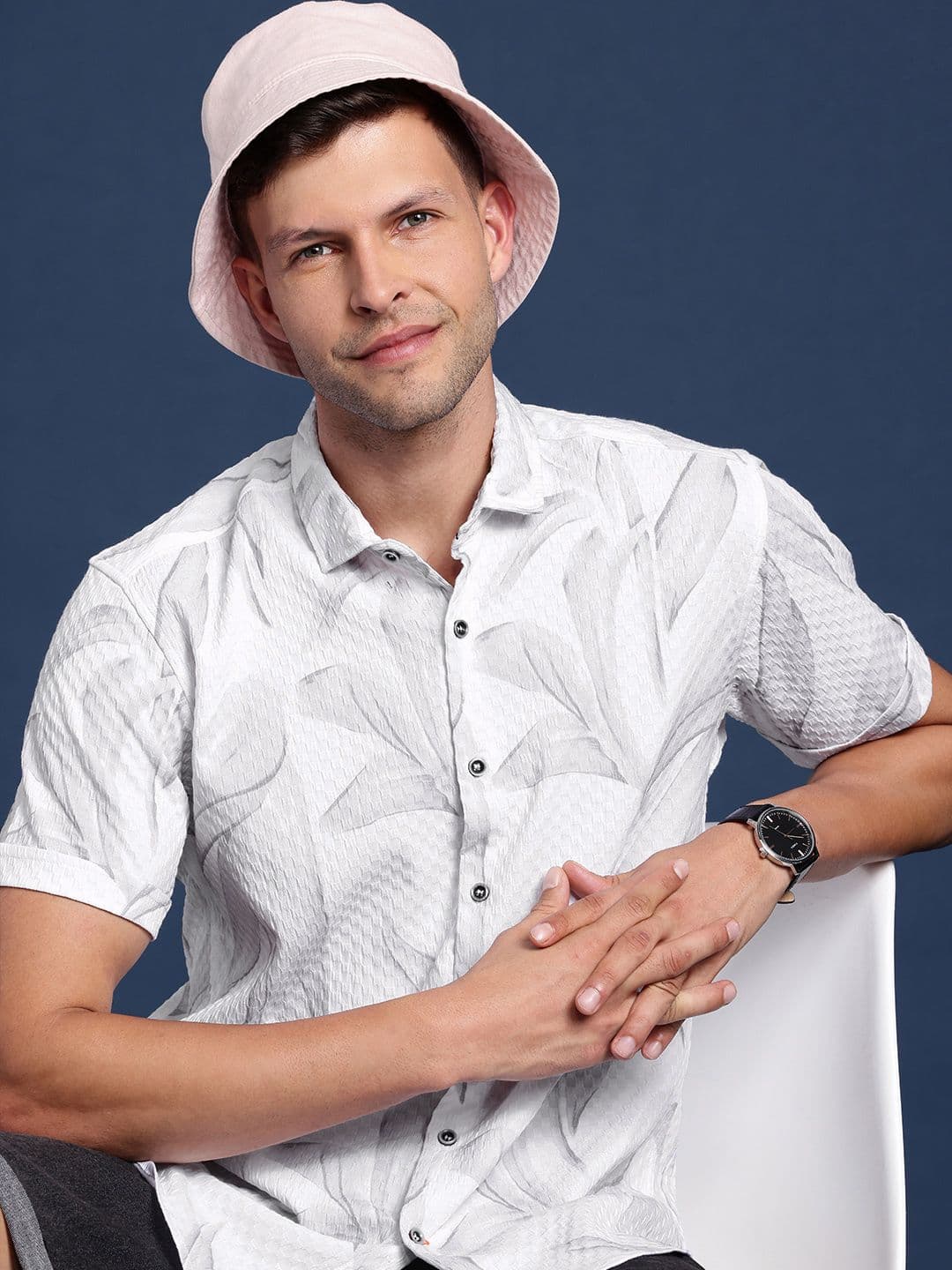 Mast & Harbour Men Slim Fit Tropical Printed Casual Shirt - view 1