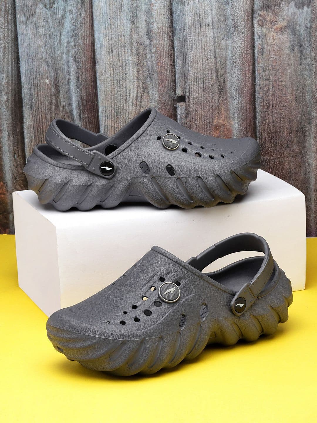 ASIAN Men Textured Clogs - view 1