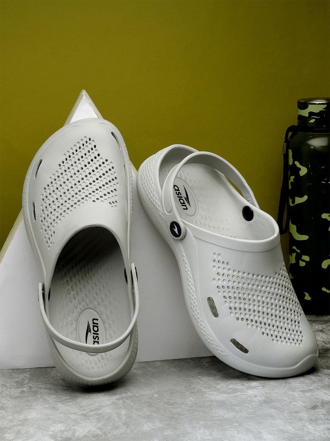 ASIAN Men Textured Clogs - view 1