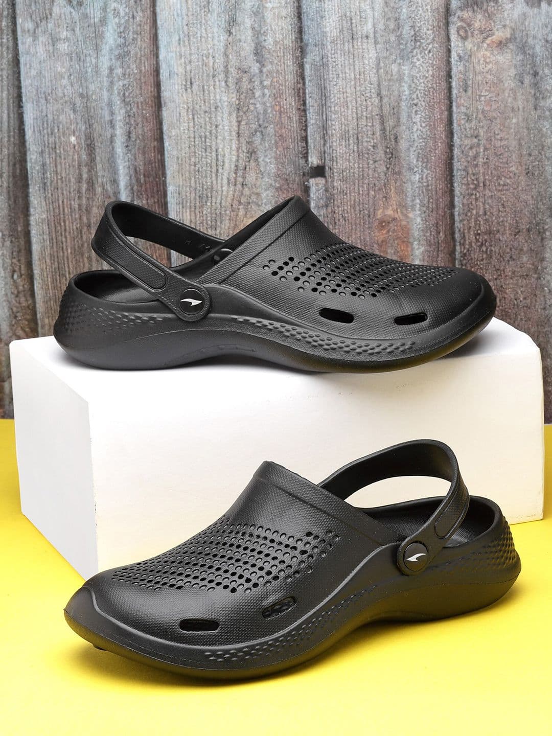 ASIAN Men Textured Clogs - view 1