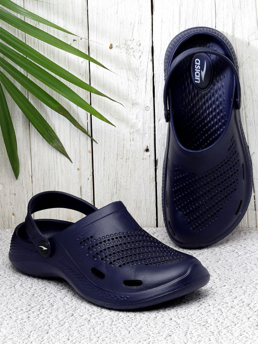 ASIAN Men Textured Clogs - view 1