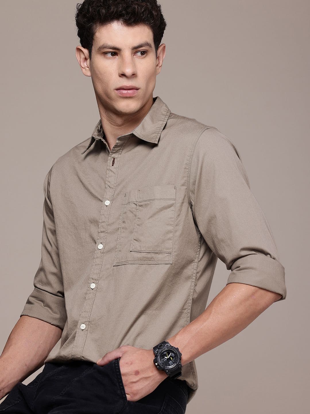 The Roadster Life Co. Pure Cotton Casual Shirt - view 1