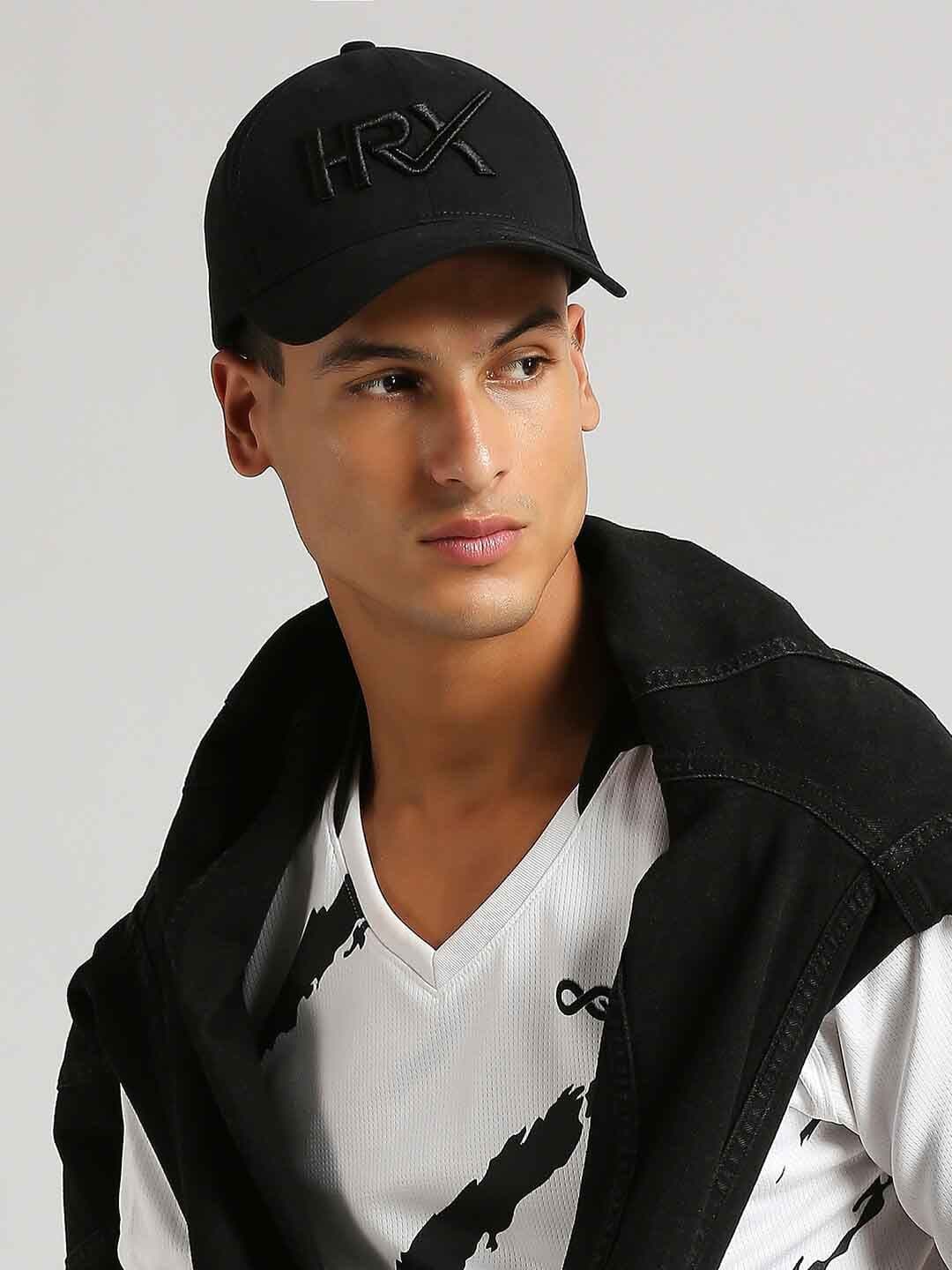 HRX by Hrithik Roshan Men Embroidered Cotton Baseball Cap - view 1