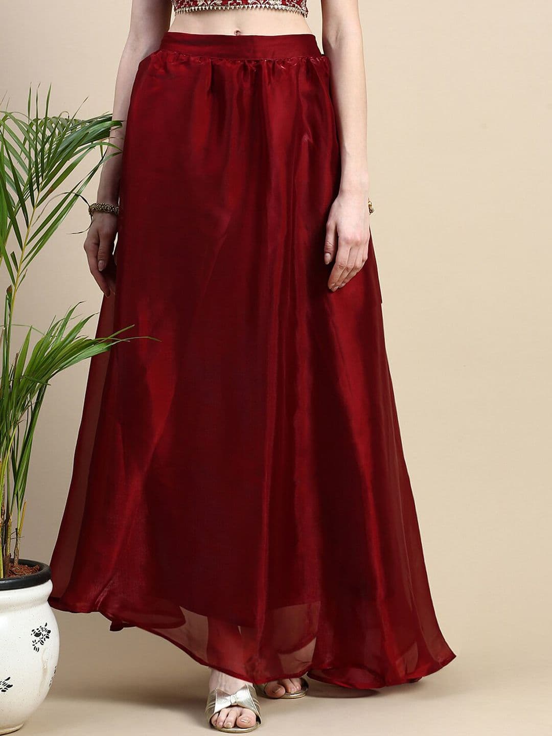 De Moza Flared Maxi Skirt - view 1