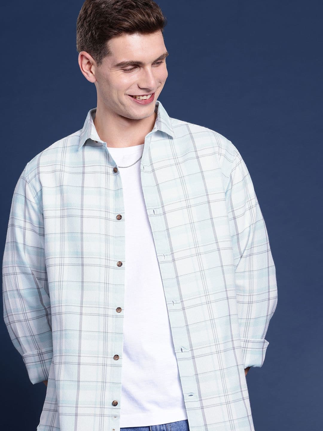 Mast & Harbour Men Checked Casual Shirt - view 1