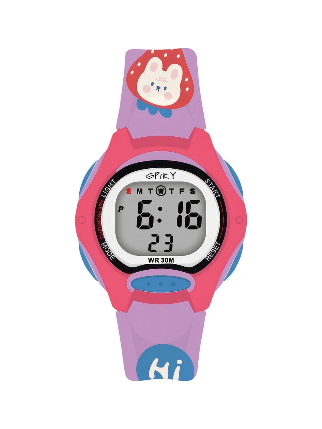 Spiky Girls Dial & Straps Digital Automatic Watch SPKEVA18_C4_PUR - view 1
