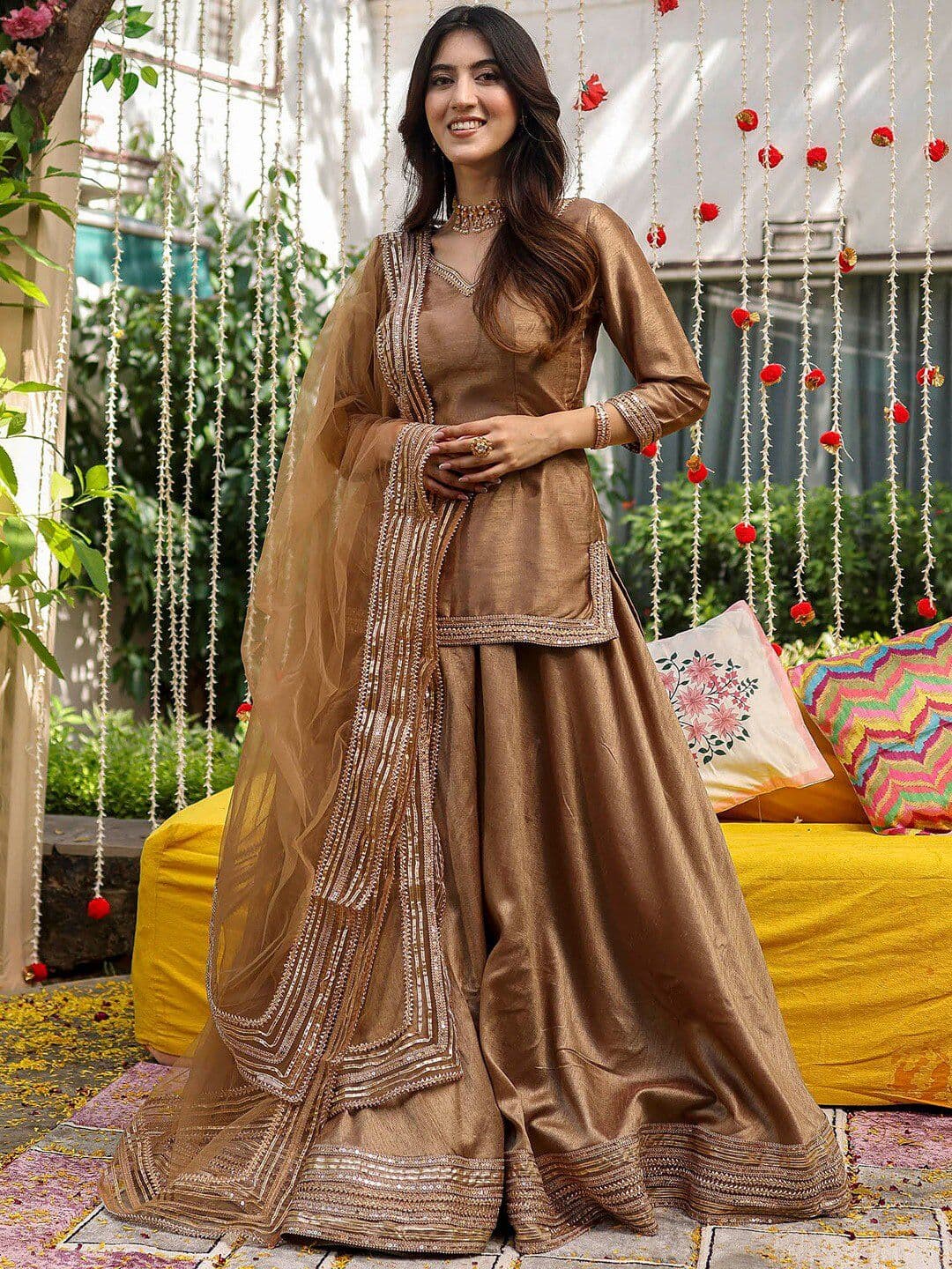 Lavanya The Label Ready to Wear Lehenga & Blouse With Dupatta - view 1