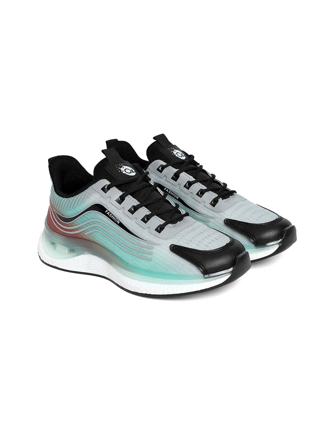 OZZOH Men Running Non-Marking Lace-Ups Shoes - view 1