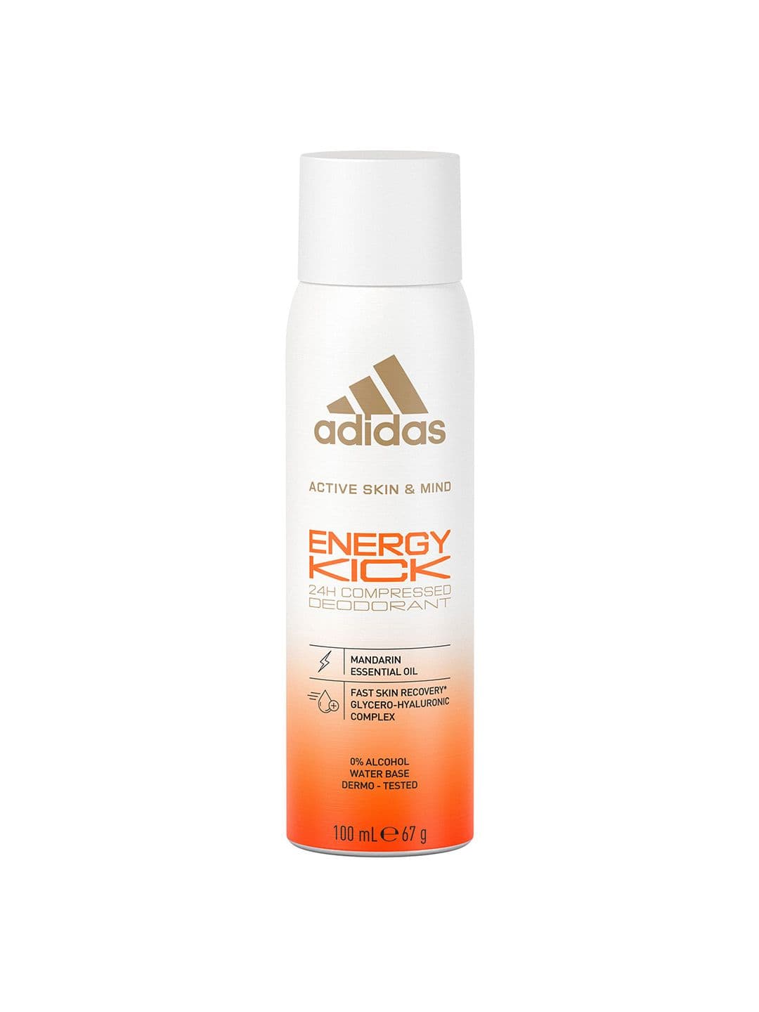 ADIDAS Men Energy Kick 24H Compressed Deodorant - 67 g