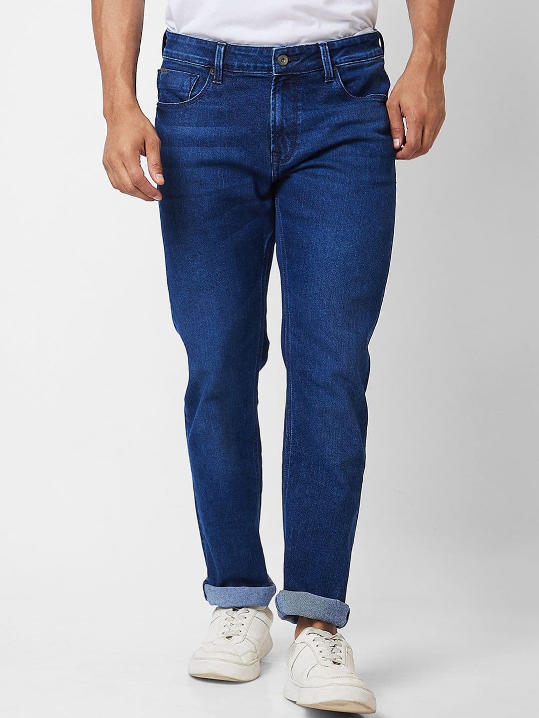 SPYKAR Men Relaxed Fit Light Fade Clean Look Cotton Jeans - view 1