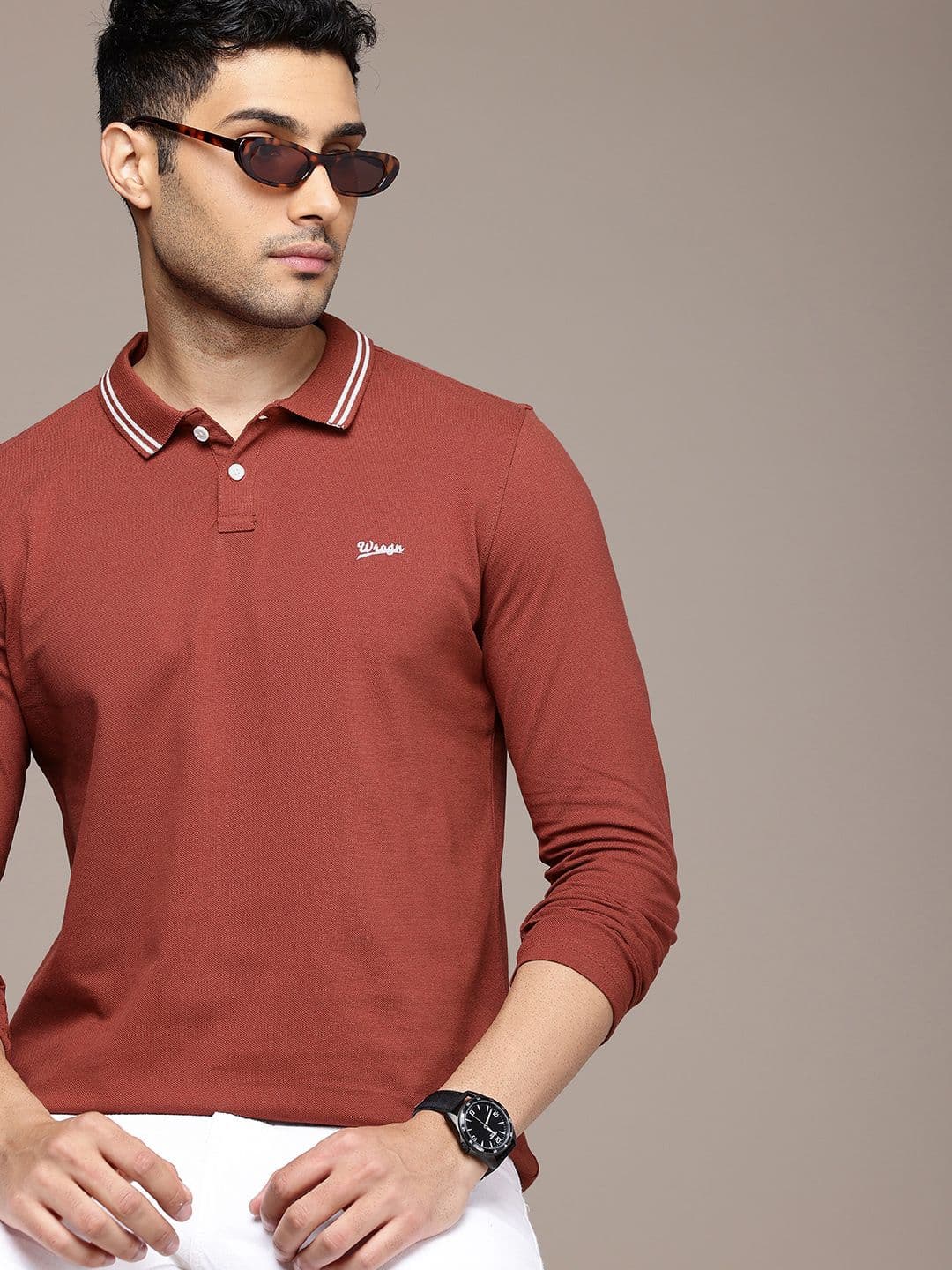 WROGN Polo Collar Pure Cotton T-shirt - view 1