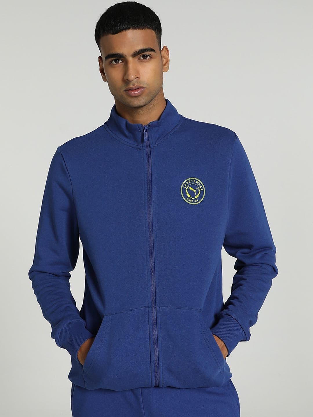 Puma Men Varsity Graphic Full-Zip Sweat Jacket - view 1