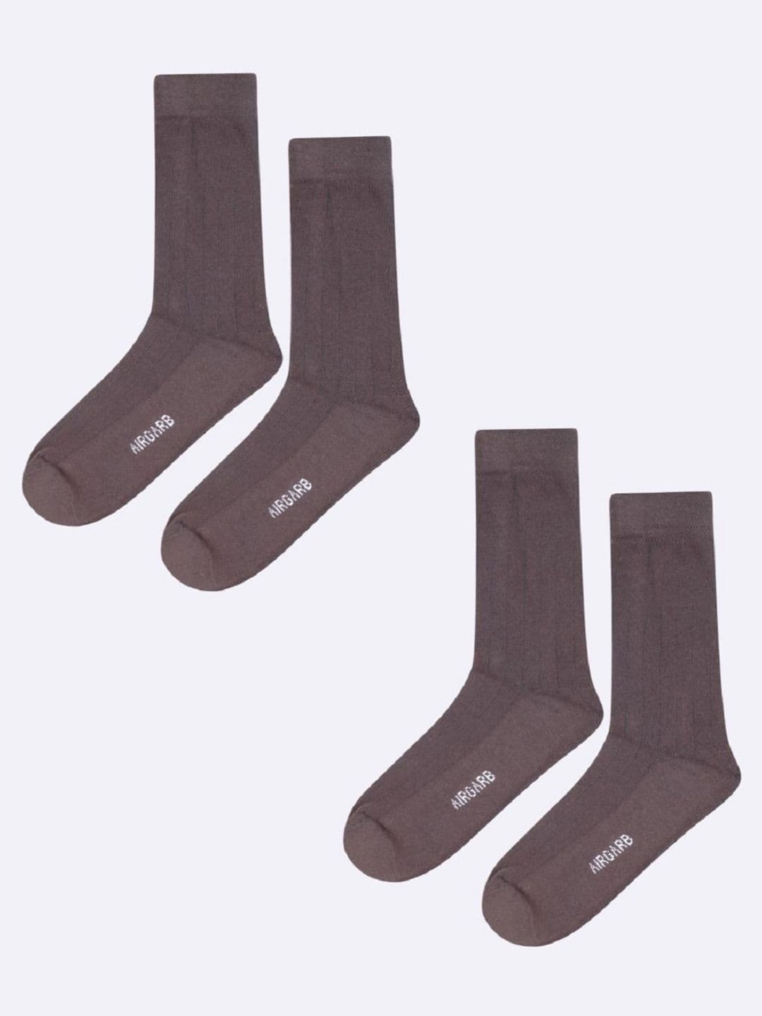 AIR GARB Pack Of 2 Striped Calf-Length Socks - view 1