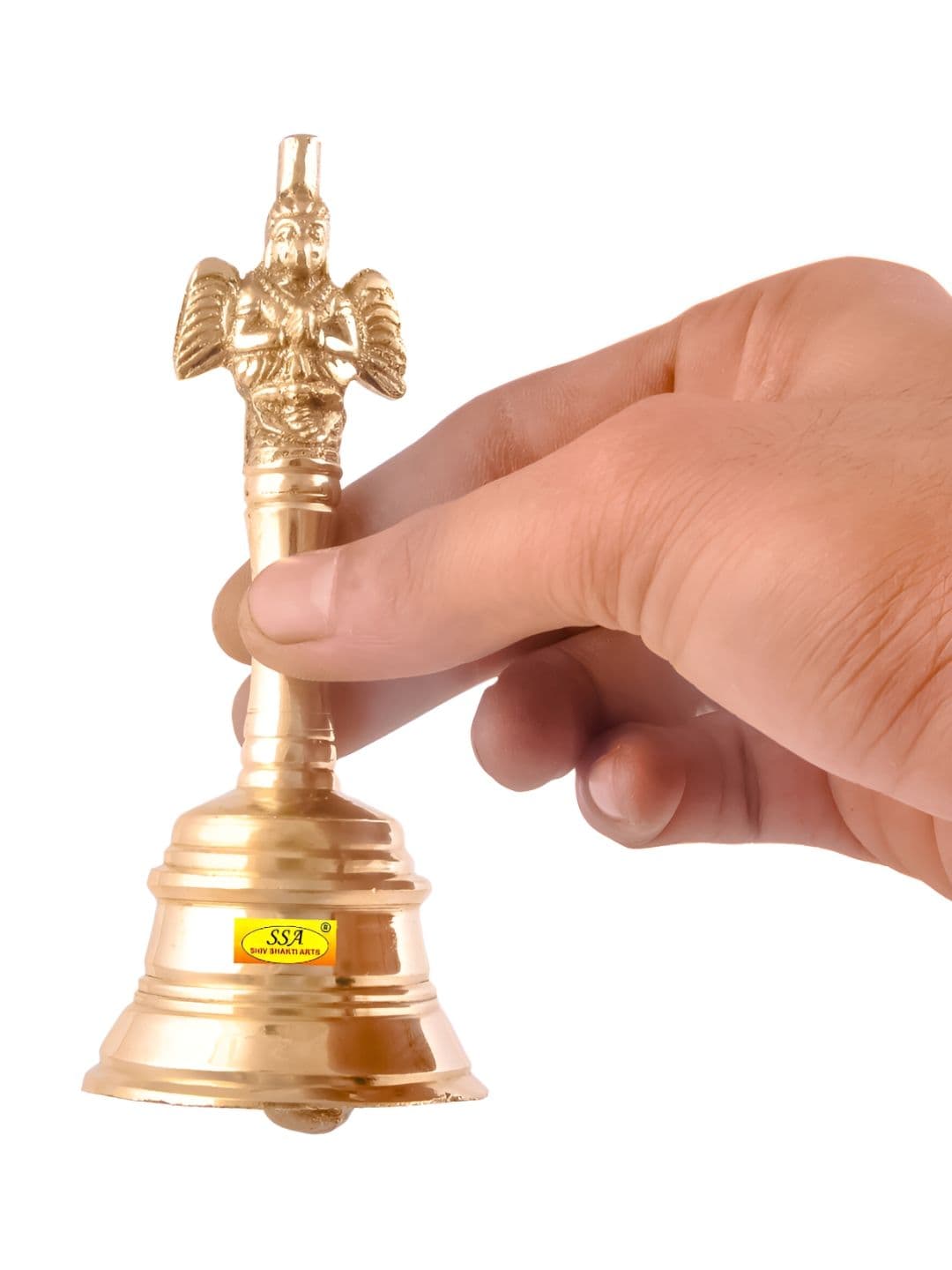 Shivshakti Arts Pure Brass Garuda Pooja Bell - view 1