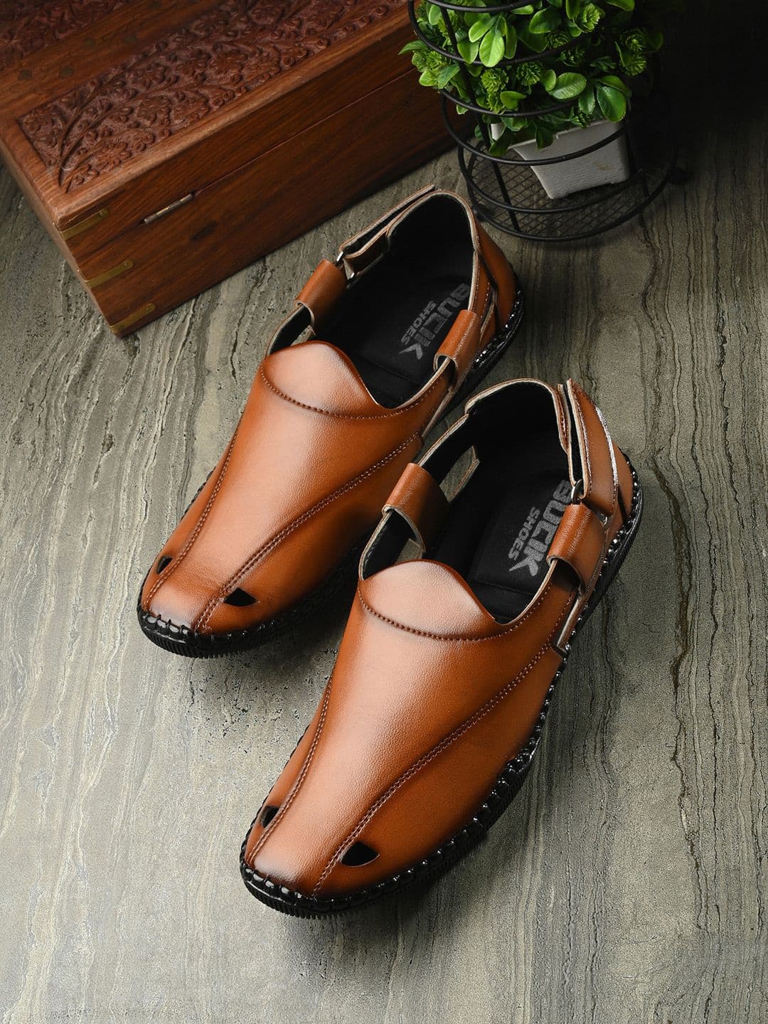 BUCIK Men Shoe-Style Sandals - view 1
