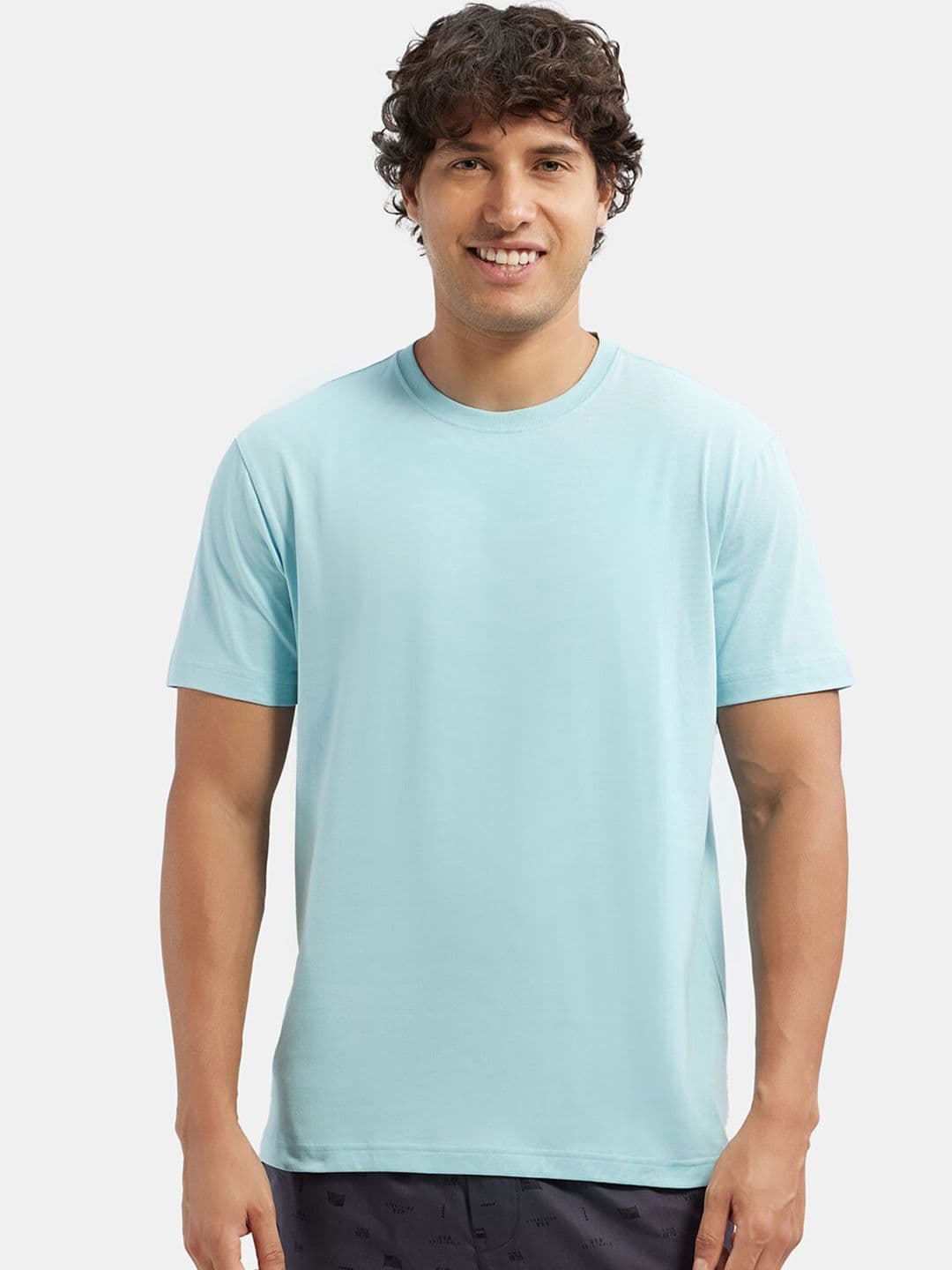Jockey Super Combed Cotton Rich Round Neck Half Sleeve Tshirt-2714 - view 1