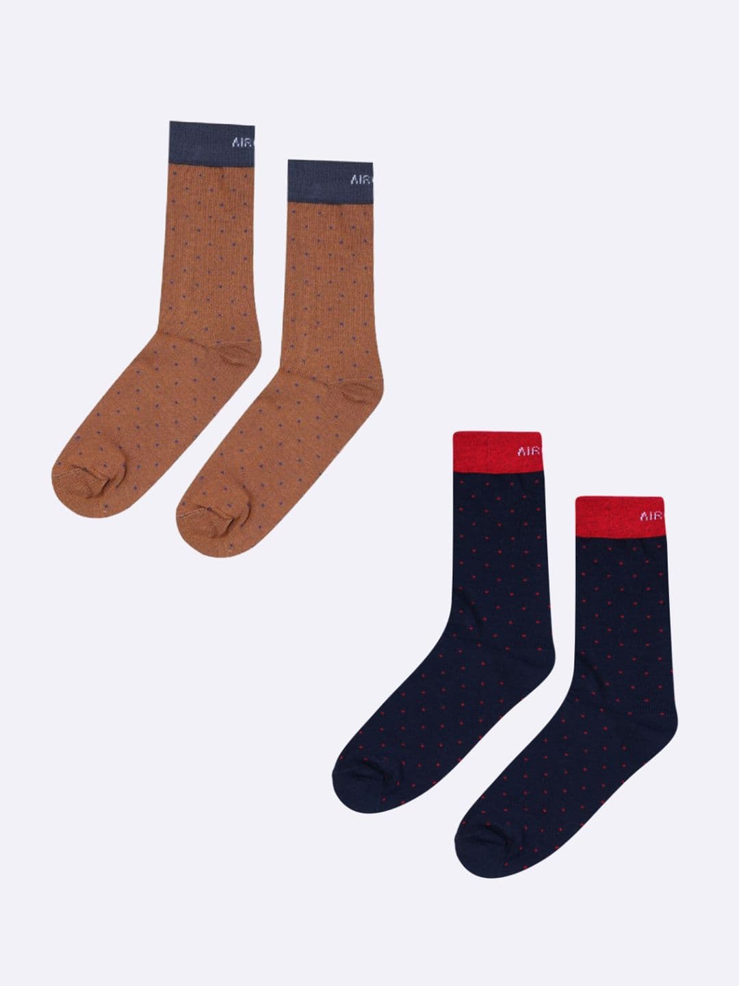 AIR GARB Pack of 2 Office Formal Cotton Socks - view 1