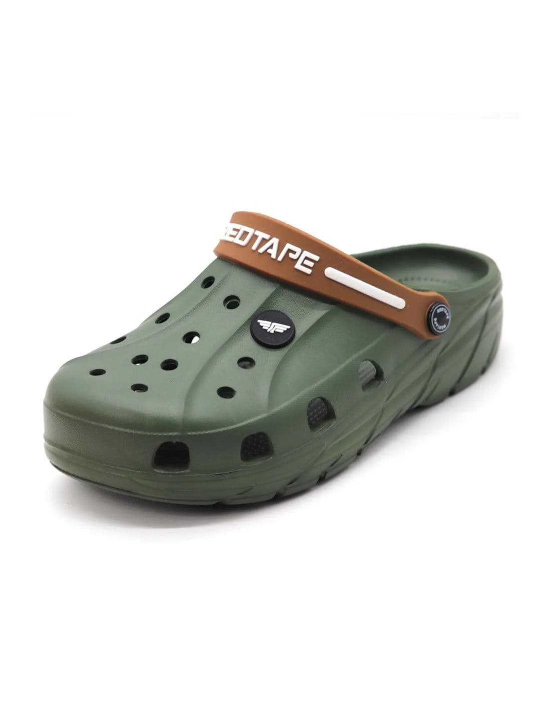 Red Tape Men Self Design Clogs - view 1