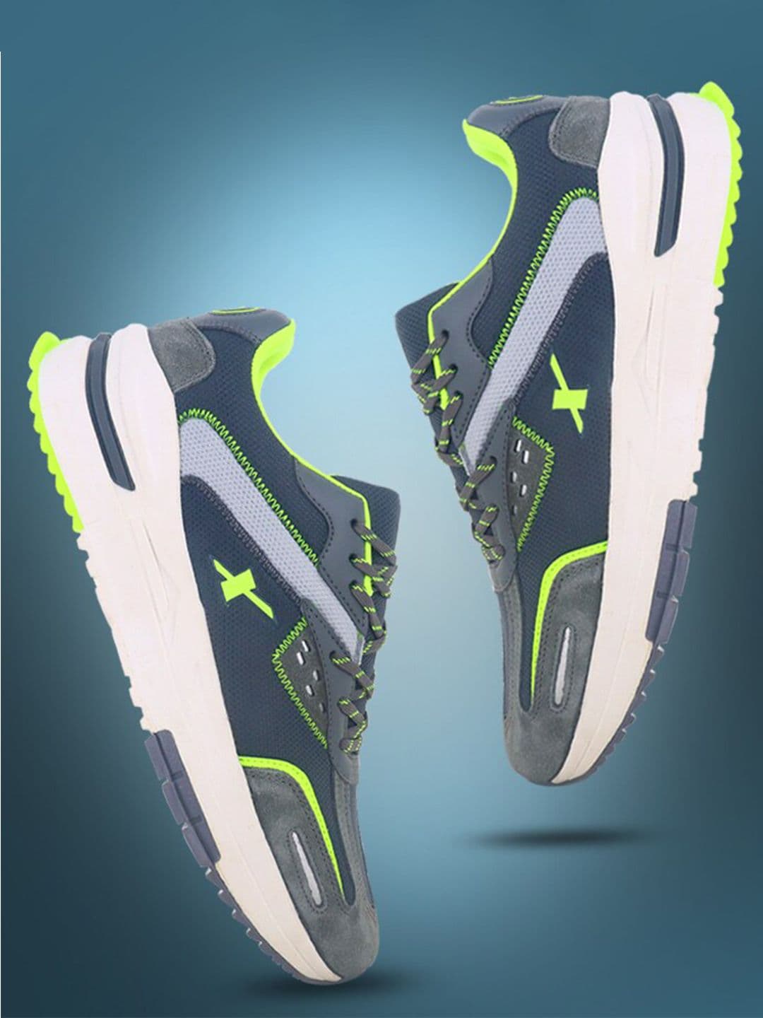 Sparx Men Textured Lace-Up Sports Shoes - view 1