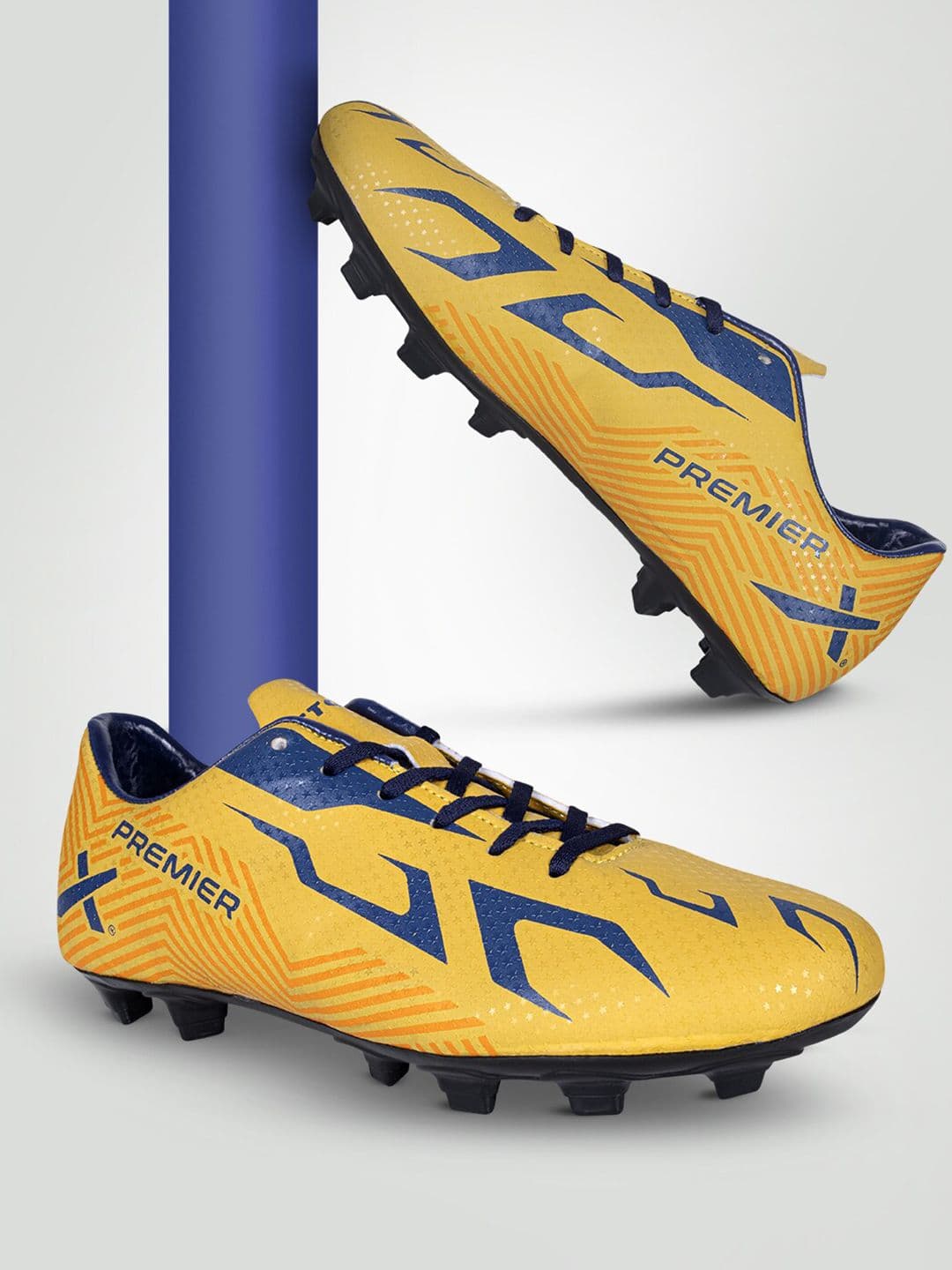VECTOR X Unisex Premier Soocer Studs Synthetic Leather Upper PVC Sole Football Shoes - view 1