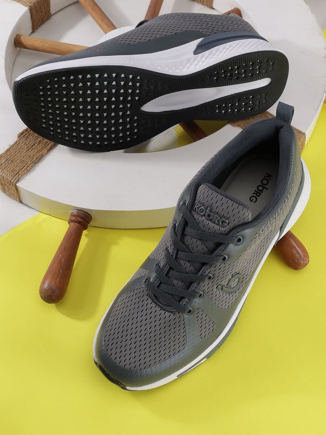 Koburg Airstep Men Mesh Comfort & Lightweight Running Walking Lace-up Sports Shoes - view 1