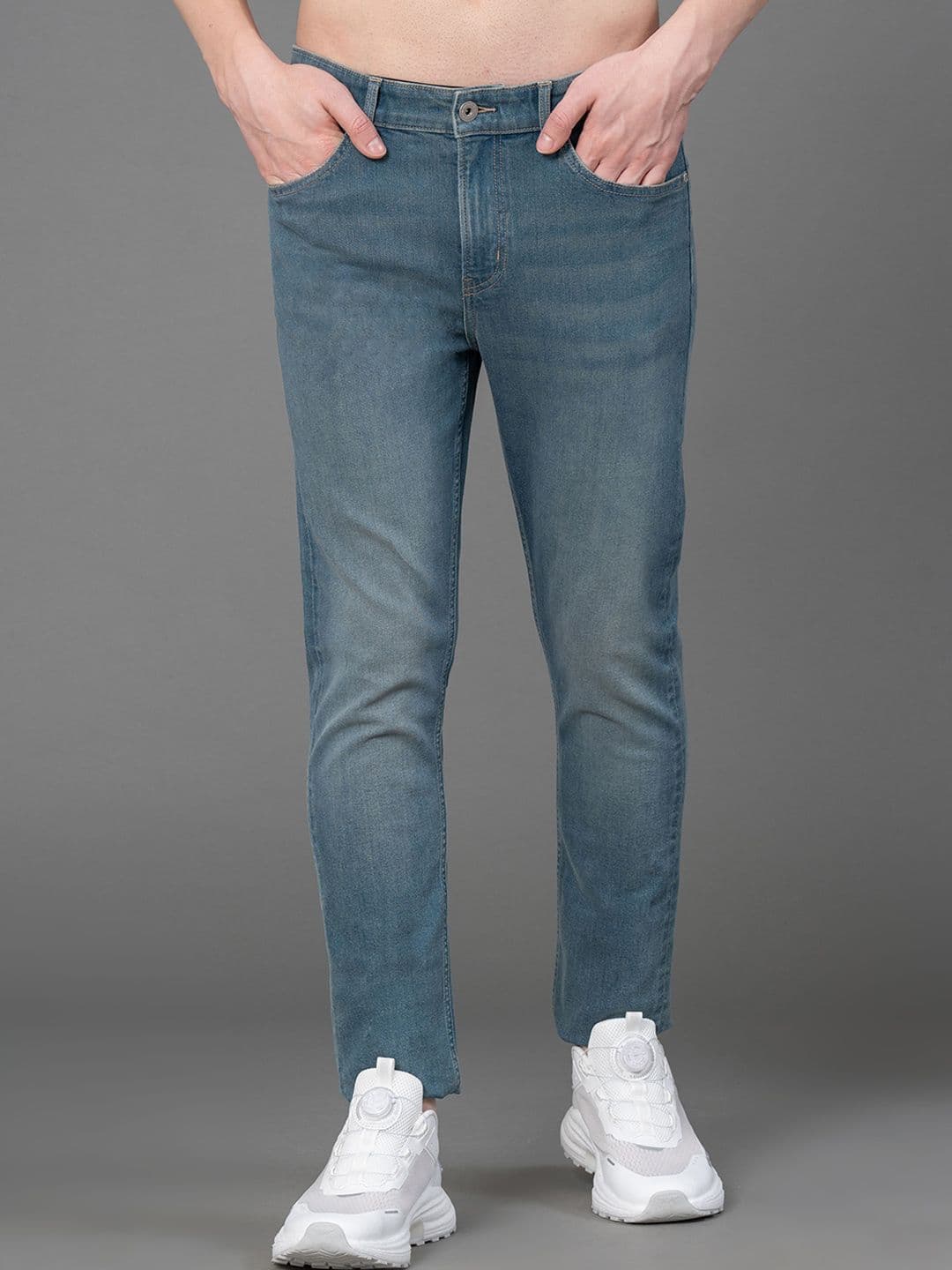 Red Tape Men Mid-Rise Light Fade Acid Wash Stretchable Jeans - view 1
