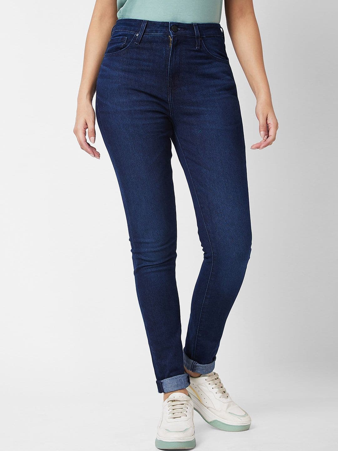 SPYKAR Women Skinny Fit High-Rise Light Fade Jeans - view 1