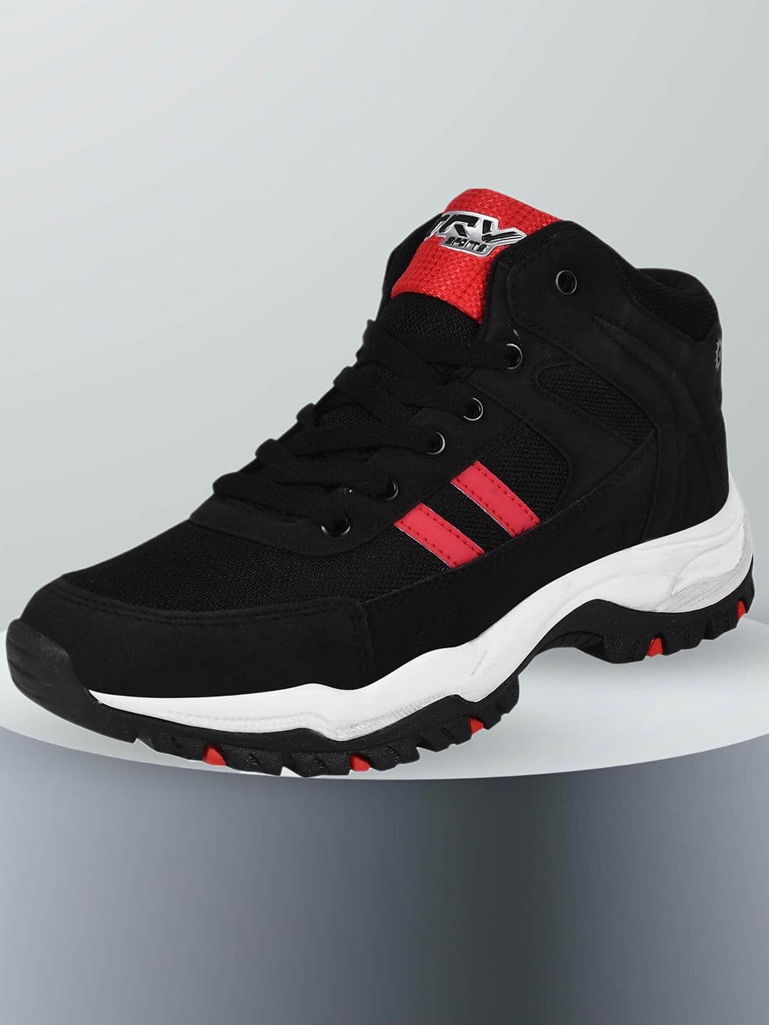 TRV Men Textured Lace-Up Walking Shoes - view 1