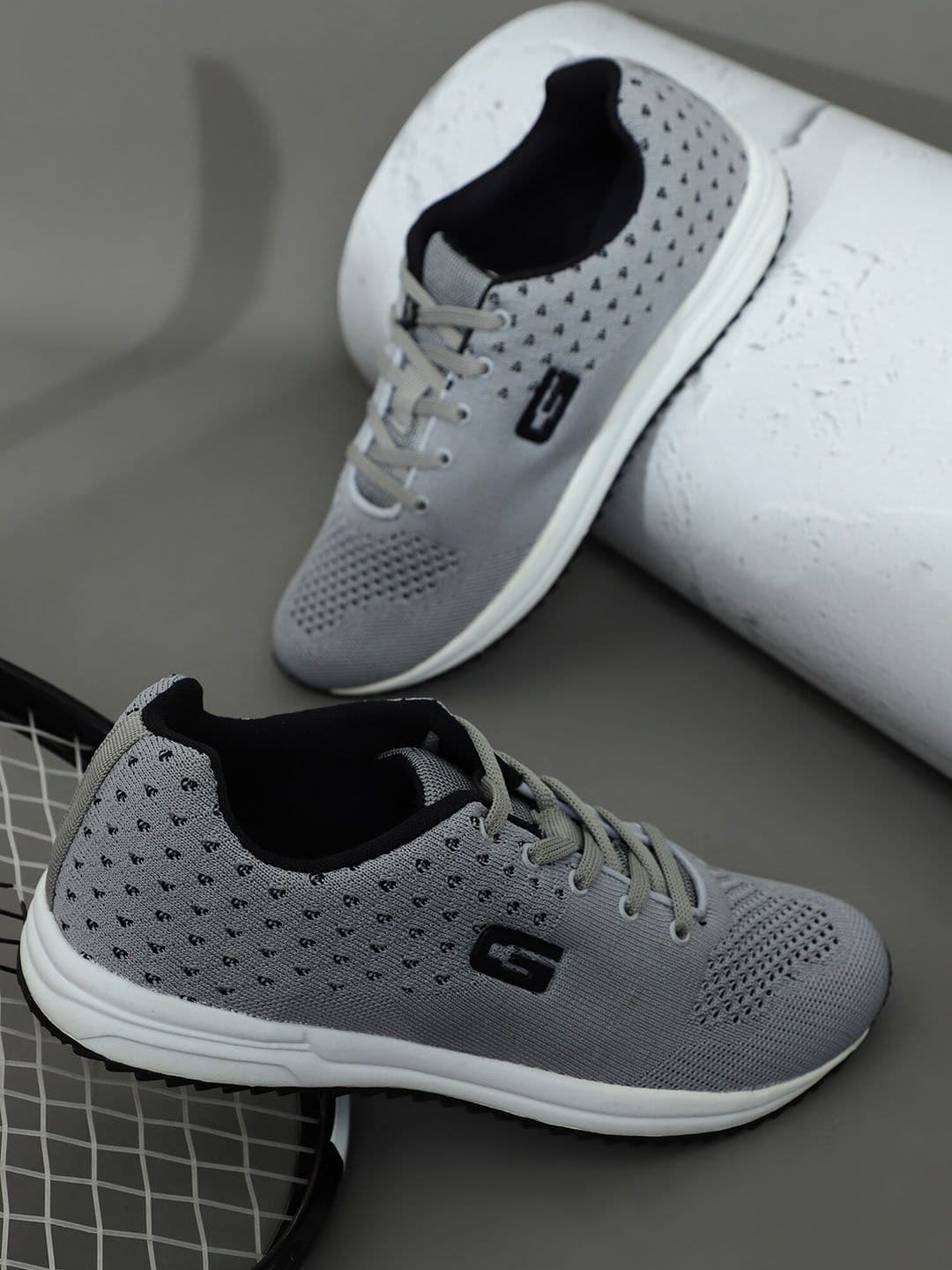 Goldstar Men Textured Lace-Up Walking Shoes - view 1